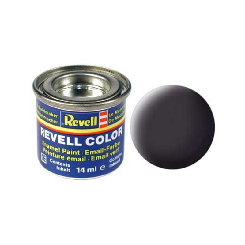 Revell emailová barva #6 dehtově černá matná 14ml - 1 Revell emailová barva #6 dehtově černá matná 14ml - 1