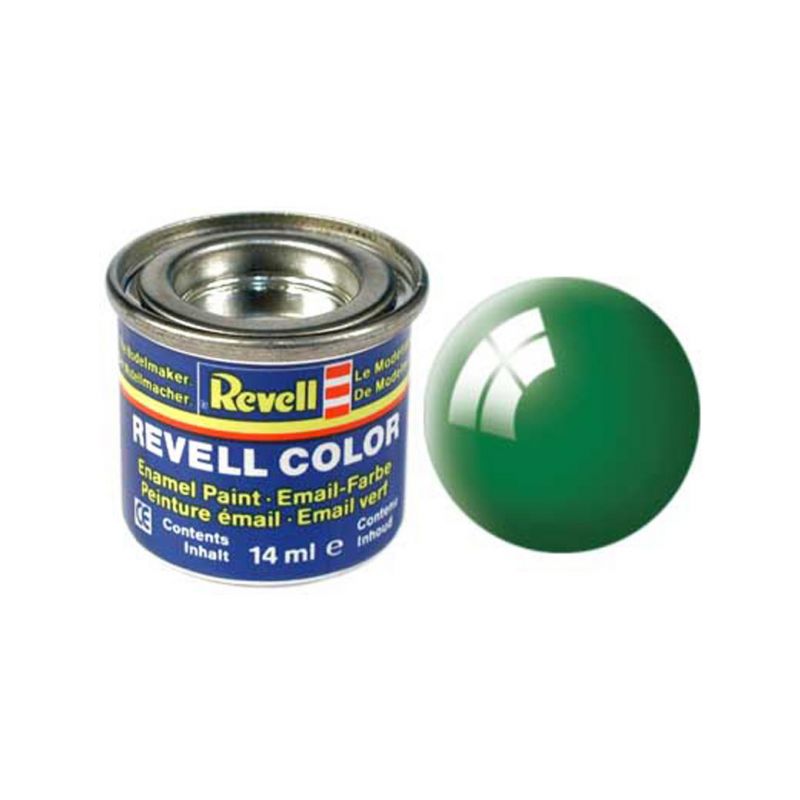 Revell emailová barva #61 smaragdově zelená lesklá 14ml - 1 Revell emailová barva #61 smaragdově zelená lesklá 14ml - 1