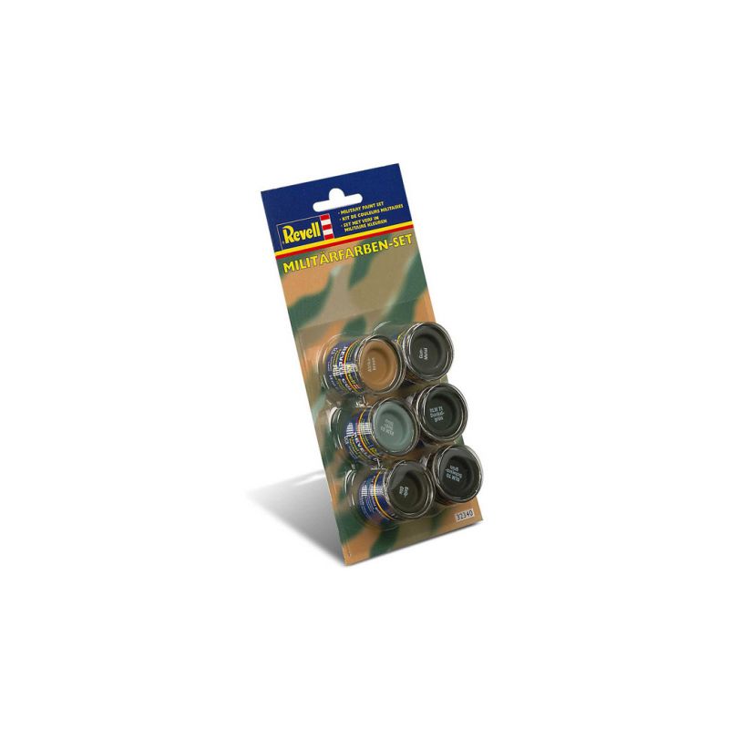 Revell sada emailových barev - Military (6x14ml) - 1 Revell sada emailových barev - Military (6x14ml) - 1