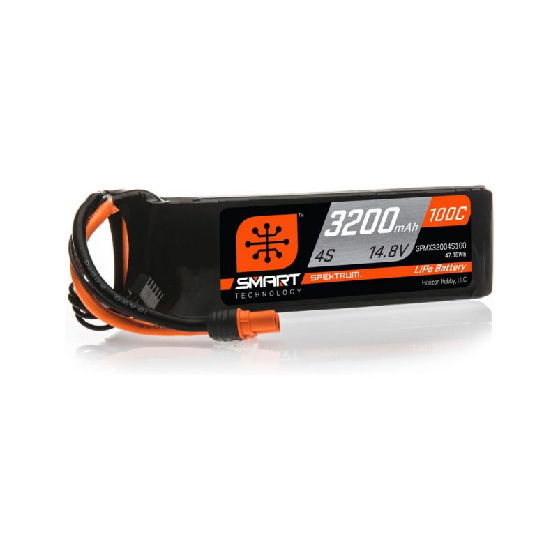 Spektrum Smart LiPo 14.8V 3200mAh 100C IC3 - 1