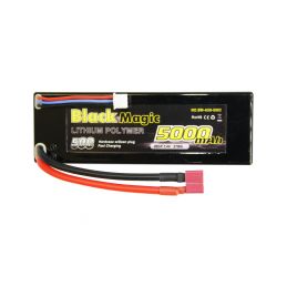 Black Magic LiPol Car 7.4V 5000mAh 50C Deans - 1