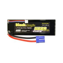Black Magic LiPol Car 7.4V 5000mAh 50C EC3 - 1