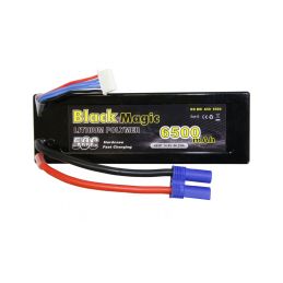Black Magic LiPol Car 14.8V 6500mAh 50C EC5 - 1