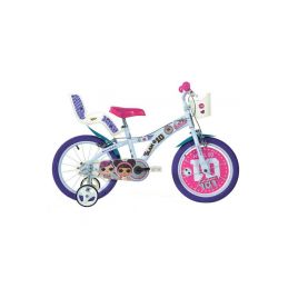 DINO Bikes - Dětské kolo 16" LOL Surprise se sedačkou pro panenku a košíkem - 1
