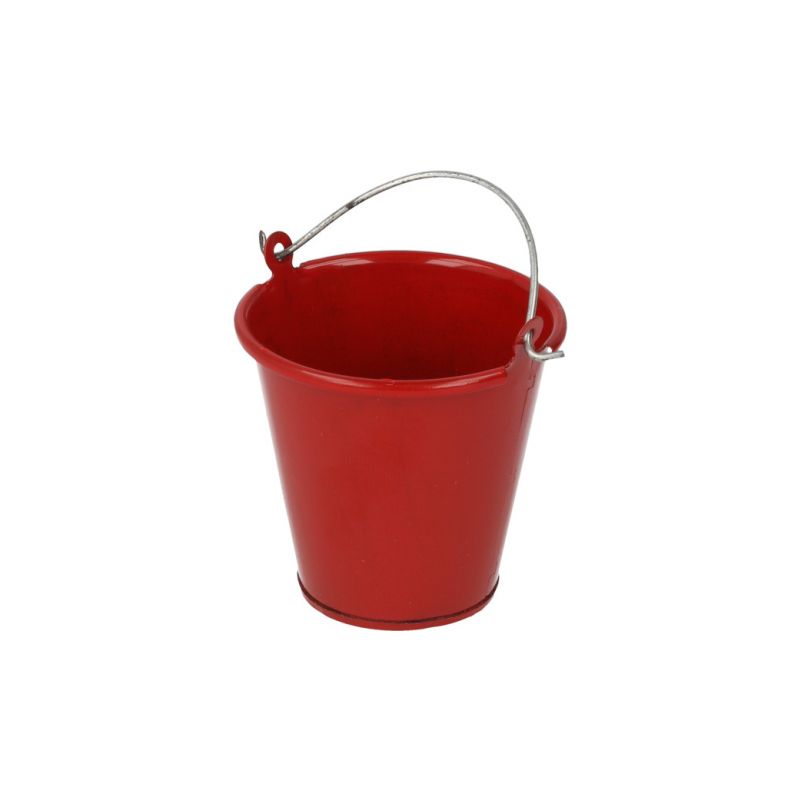Robitronic kovový kbelík červený - 1