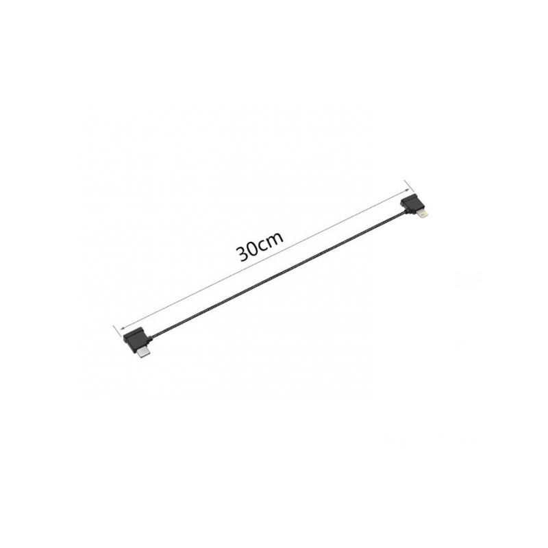 MAVIC AIR 2 / Mini 2 - Nylonové Kabel k dálkovému ovládání Lightning pro Tablety - 1 MAVIC AIR 2 / Mini 2 - Nylonové Kabel k dálkovému ovládání Lightning pro Tablety - 1