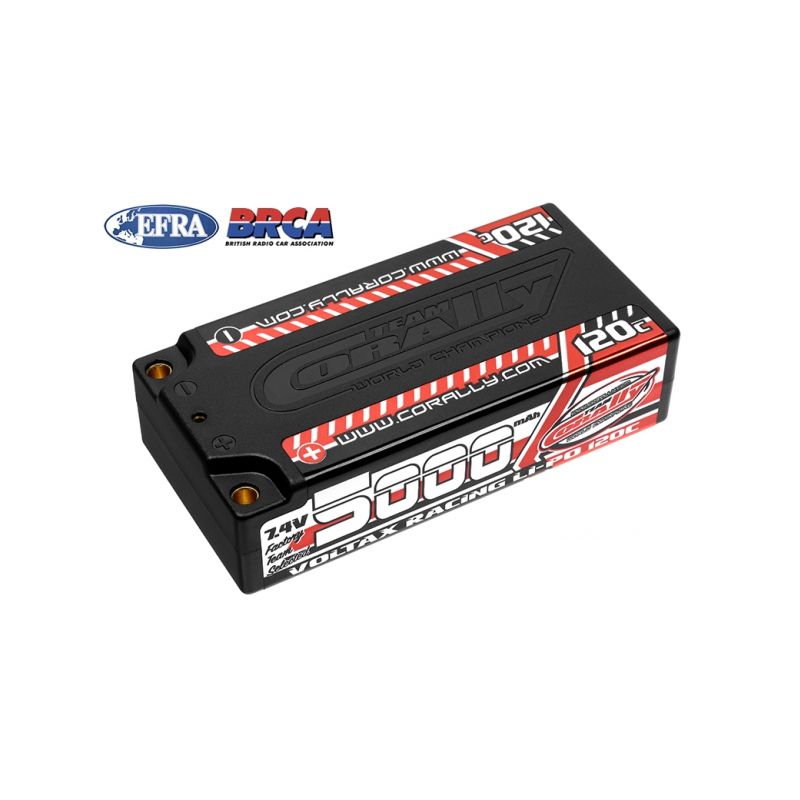 VOLTAX 120C LiPo LCG Shorty Hardcase-5000mAh-7.4V-G4 (37,0Wh) - 1