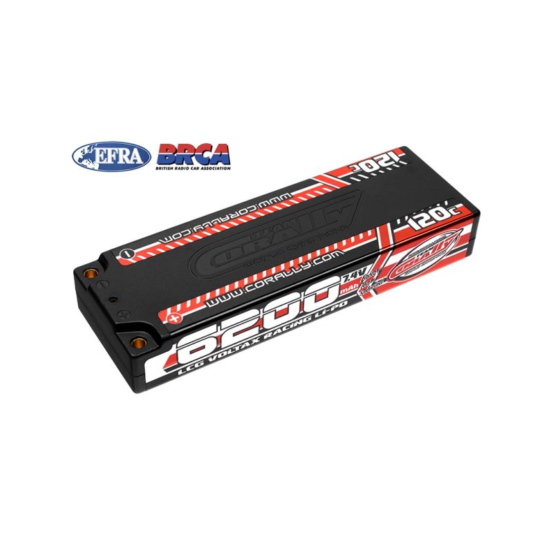 VOLTAX 120C LiPo LCG Stick Hardcase-6200mAh-7.4V-G4 (45,9Wh) - 1