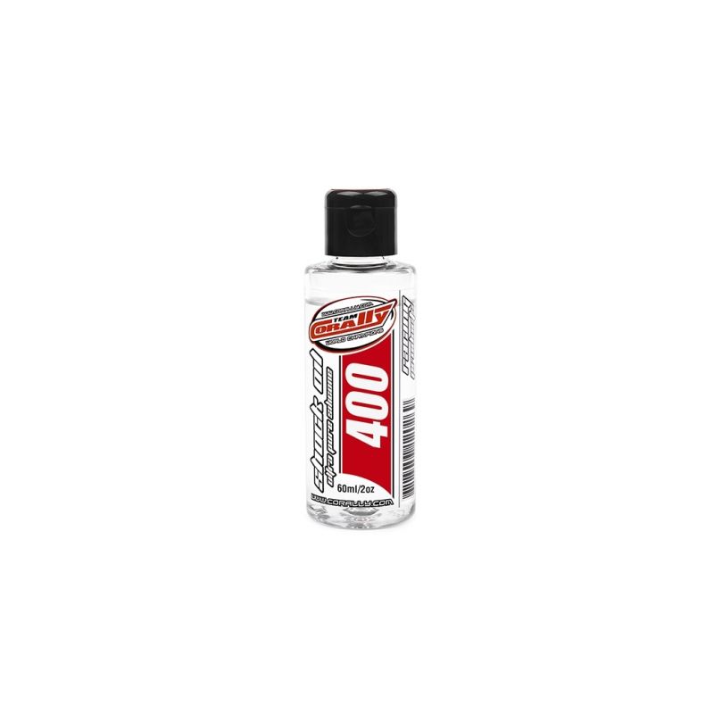 TEAM CORALLY - silikonový olej do tlumičů 400 CPS (60ml/2oz) - 1