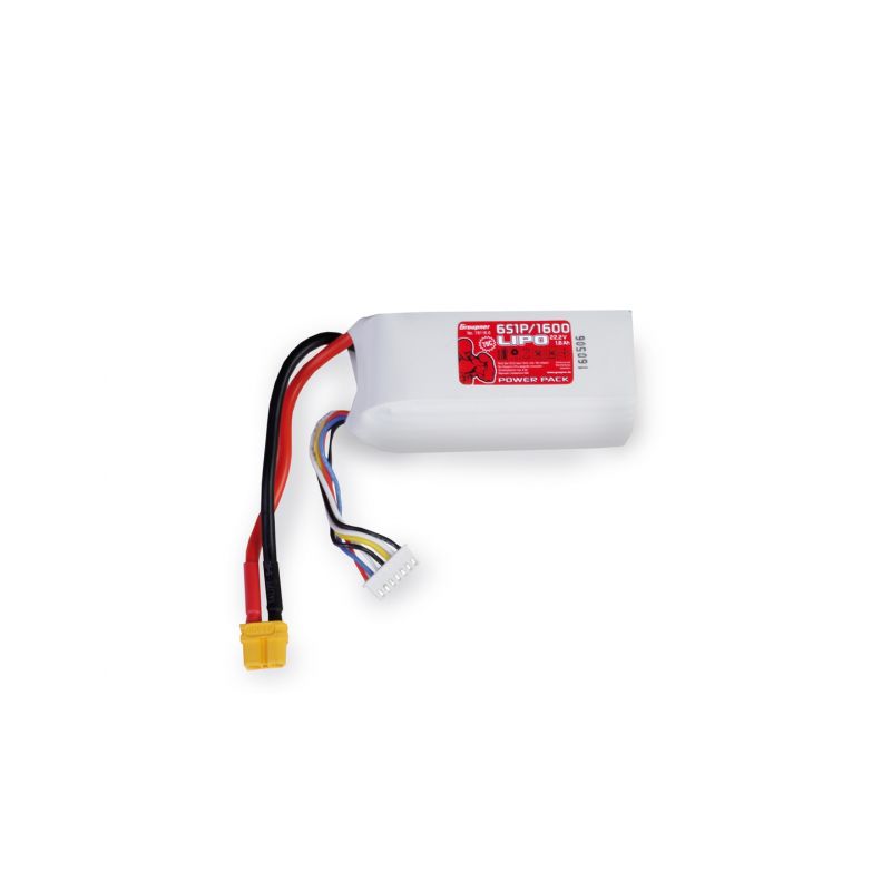 Power Pack LiPo 6/1600 22,2 V 70C XT60 - 1 Power Pack LiPo 6/1600 22,2 V 70C XT60 - 1