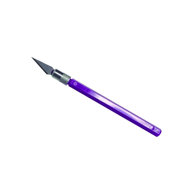12040 Nůž PRO GRIP #4, blisrt, fialový, 1 ks. - 1 12040 Nůž PRO GRIP #4, blisrt, fialový, 1 ks. - 1