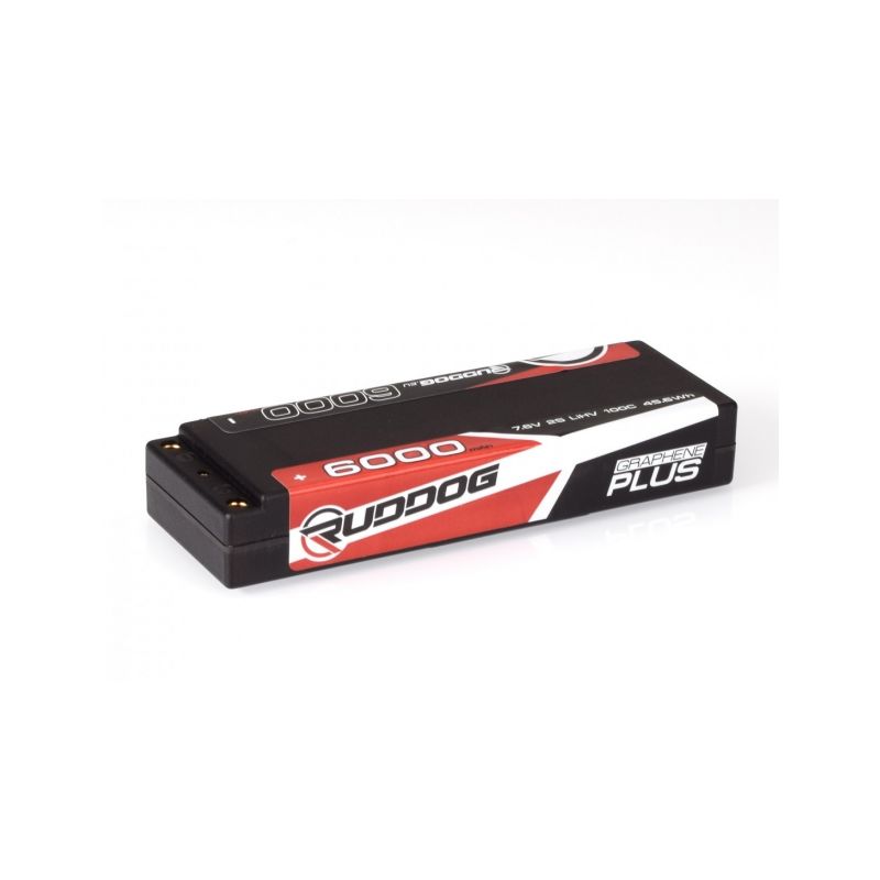 RUDDOG 6000mAh 100C 7,6V LiHV GRAPHENE Plus LCG Stick sada - 1 RUDDOG 6000mAh 100C 7,6V LiHV GRAPHENE Plus LCG Stick sada - 1