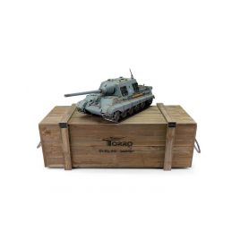 TORRO tank PRO 1/16 RC Jagdtiger šedý - infra - 4