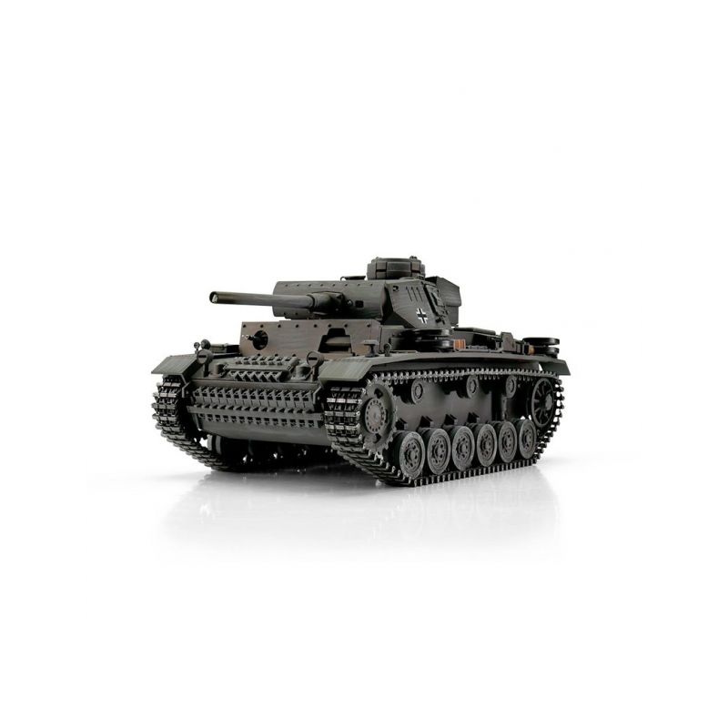 TORRO tank PRO 1/16 RC PzKpfw III Ausf. L šedý - infra - 1