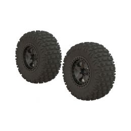 Arrma kolo 2.2/3.0" SC Gun Metal, pneu dBoots Fortress (2) - 1