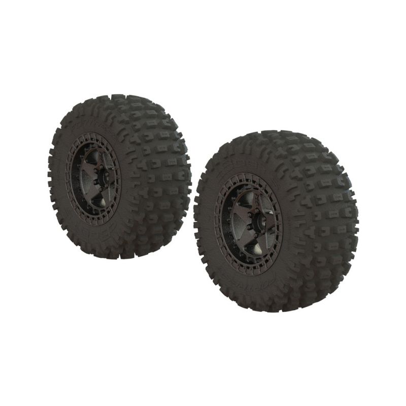 Arrma kolo 2.2/3.0" SC Gun Metal, pneu dBoots Fortress (2) - 1 Arrma kolo 2.2/3.0" SC Gun Metal, pneu dBoots Fortress (2) - 1