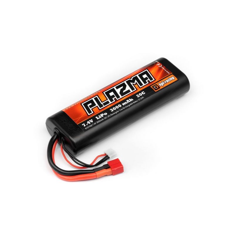 HPI Plazma Lipo 7,4V 3000mAh 20C (Dean-T) - 1 HPI Plazma Lipo 7,4V 3000mAh 20C (Dean-T) - 1