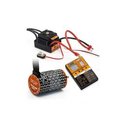 COMBO BRUSHLESS 100Amp WP s 4P 4268SL 1900Kv motorem + programovací karta - 1