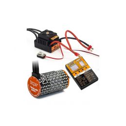 COMBO BRUSHLESS 100Amp WP s 4P 4274SL 2200Kv motorem + programovací karta - 1