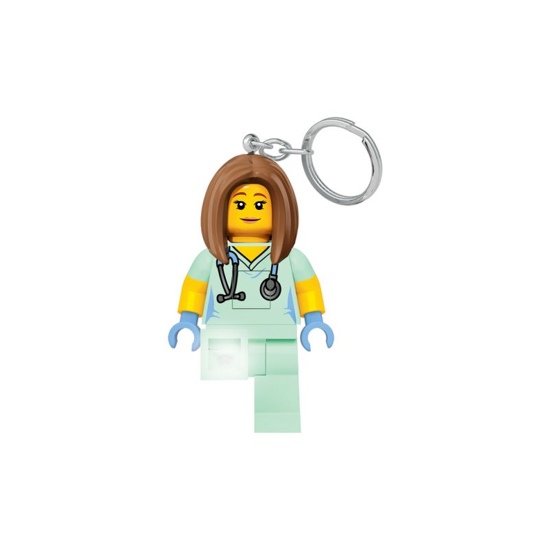 LEGO svítící klíčenka - Zdravotní sestra - 1 LEGO svítící klíčenka - Zdravotní sestra - 1