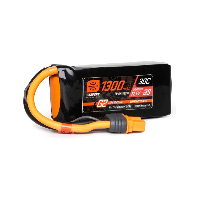 Spektrum Smart G2 LiPo 11.1V 1300mAh 30C IC3 - 1