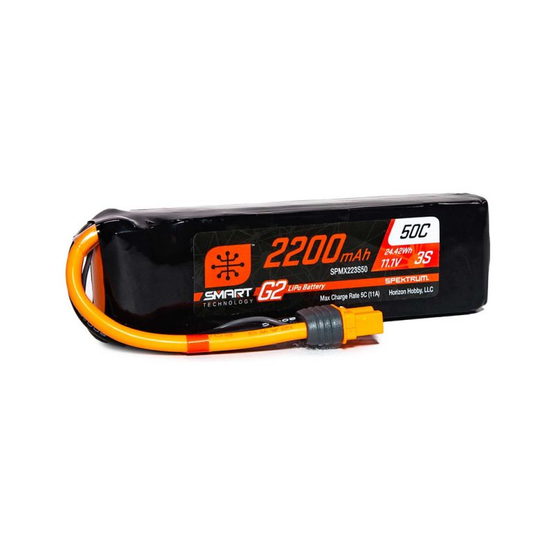 Spektrum Smart G2 LiPo 11.1V 2200mAh 50C IC3 - 1