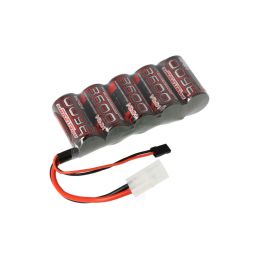 Robitronic NiMH baterie 6.0V 3600mAh plochá RX - 1