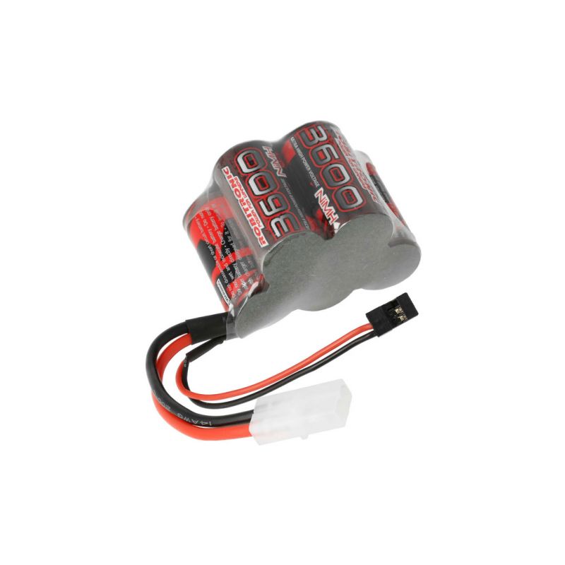 Robitronic NiMH baterie 6.0V 3600mAh kostka RX - 1 Robitronic NiMH baterie 6.0V 3600mAh kostka RX - 1