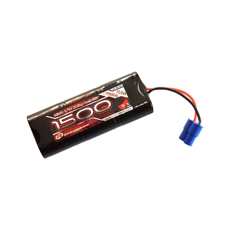 Robitronic NiMH baterie 7.2V 1500mAh 2/3A EC3 - 1 Robitronic NiMH baterie 7.2V 1500mAh 2/3A EC3 - 1