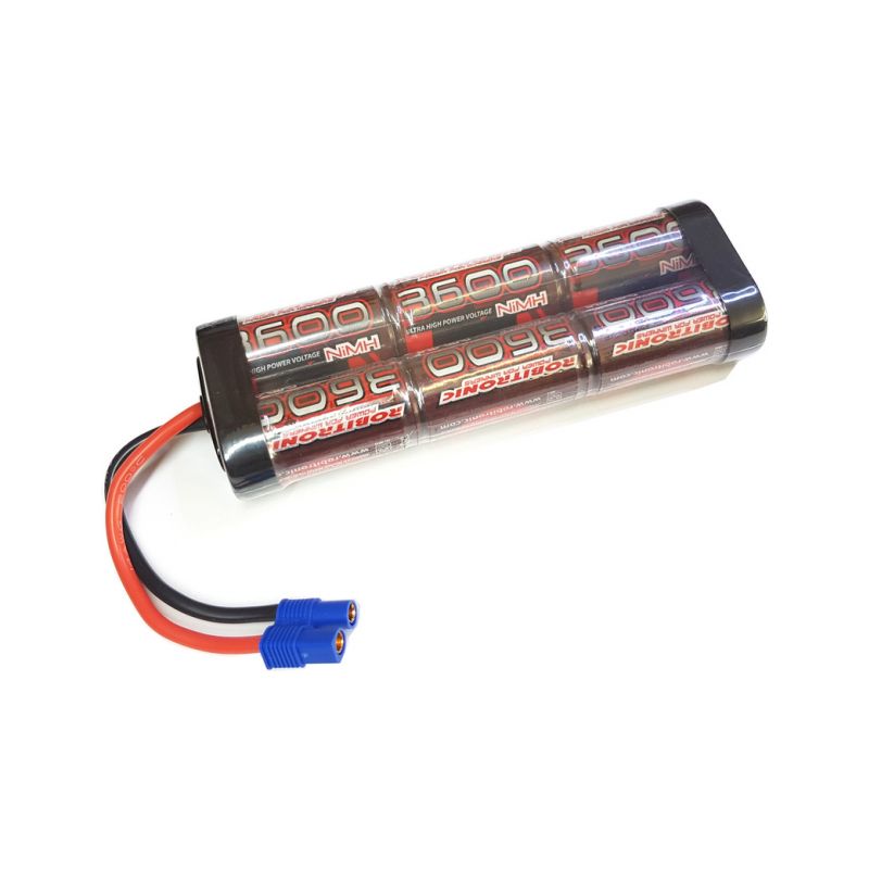 Robitronic NiMH baterie 7.2V 3600mAh EC3 - 1 Robitronic NiMH baterie 7.2V 3600mAh EC3 - 1
