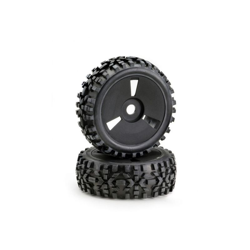 Pneu Dirt buggy 1:8 včetně disku, 2ks - 1 Pneu Dirt buggy 1:8 včetně disku, 2ks - 1