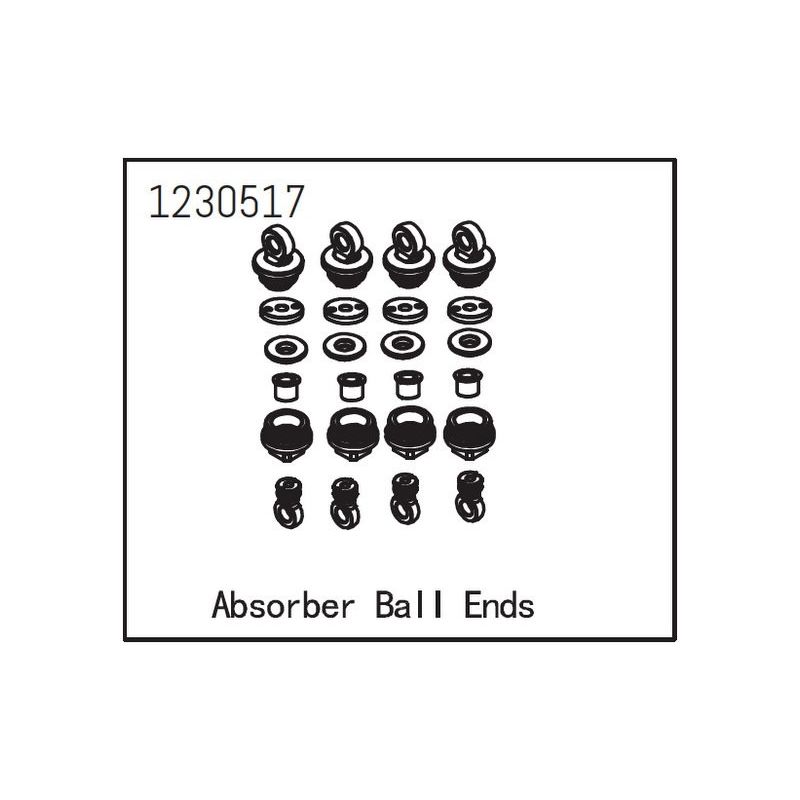 Shock Absorber Ball Ends - 1