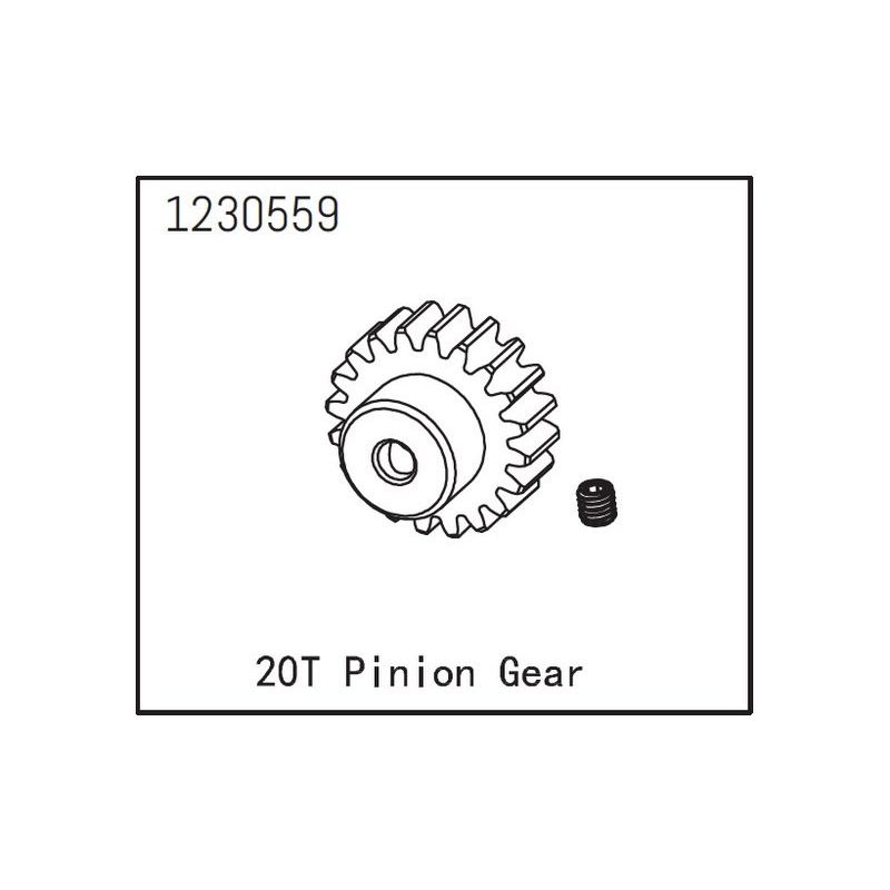 Pinion Gear 20T - 1