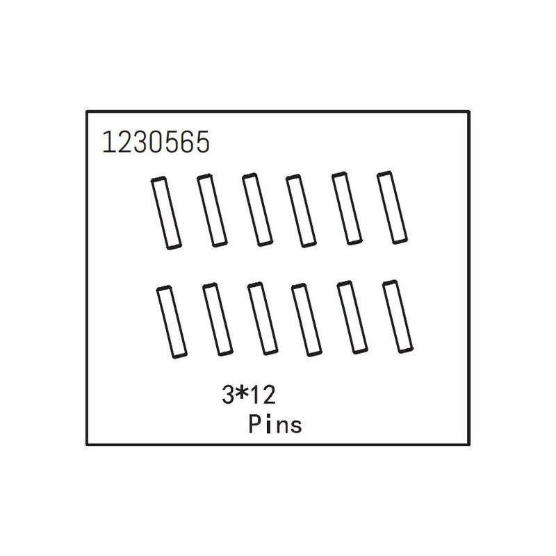 Pins 3*12 (12) - 1