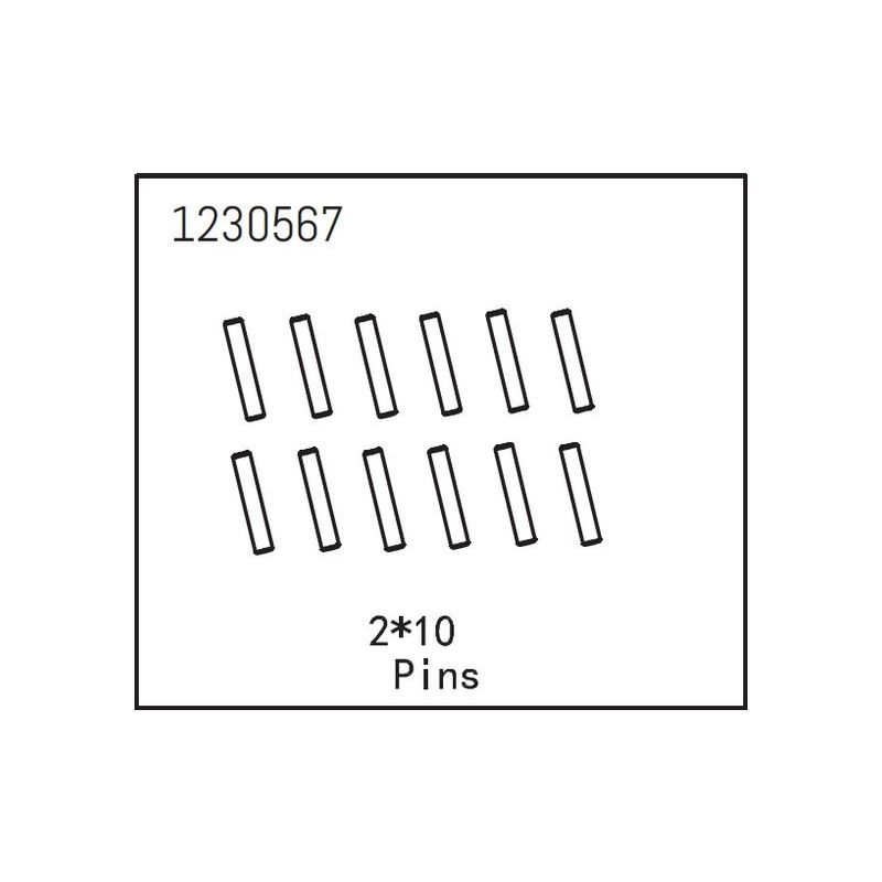 Pins 2*10 (12) - 1