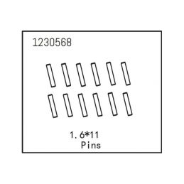 Pins 1.6*11 (12) - 1