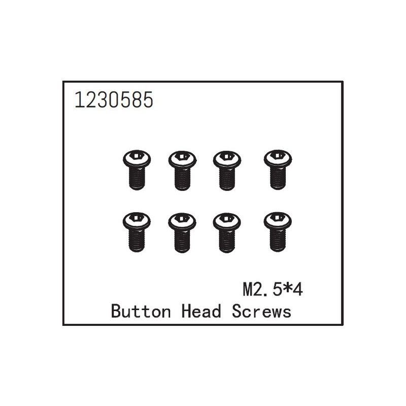 Button Head Screw M2.5*6 (8) - 1