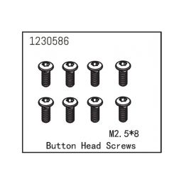 Button Head Screw M2.5*8 (8) - 1