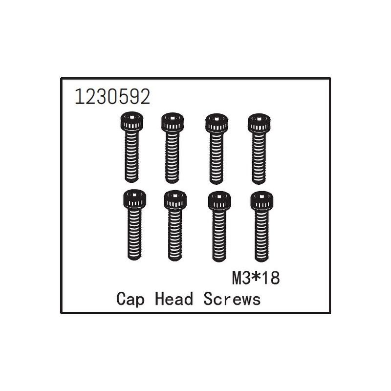 Cap Head Screw M3*18 (8) - 1