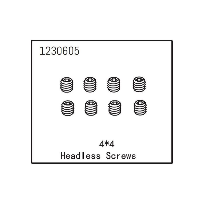 Headless Screw M4*4 (8) - 1