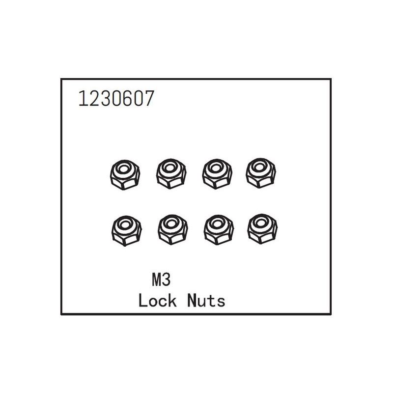 Lock Nut M3 (8) - 1