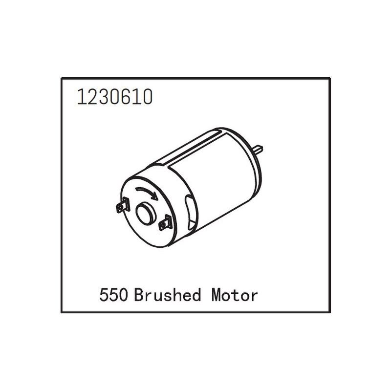 550 Brushed Motor - 1