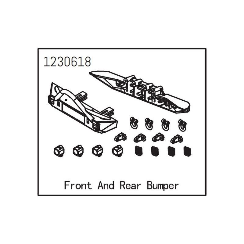 Bumper front/rear - 1