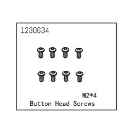 Button Head Screw M2*4 (8) - 1
