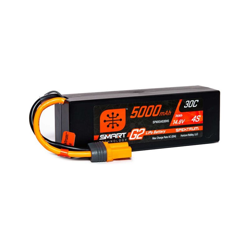 Spektrum Smart G2 LiPo 14.8V 5000mAh 30C HC IC5 - 1