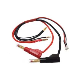 Nabíjecí kabel s banánky - 4mm Gold bal. kab. 2mm - 1