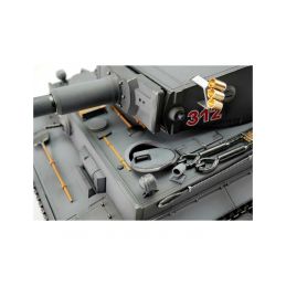 TORRO tank PRO 1/16 RC Tiger I dřívější verze šedá kamufláž - infra IR - kouř z hlavně - 4