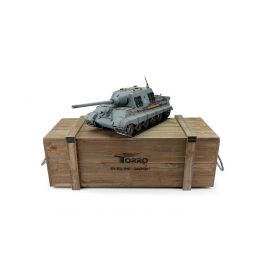 TORRO tank PRO 1/16 RC Jagdtiger šedá kamufláž - infra IR - Servo - 4