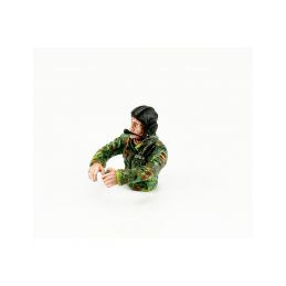 1/16 půl figurka německého tankisty Leoparda, ručně malovaný - 1