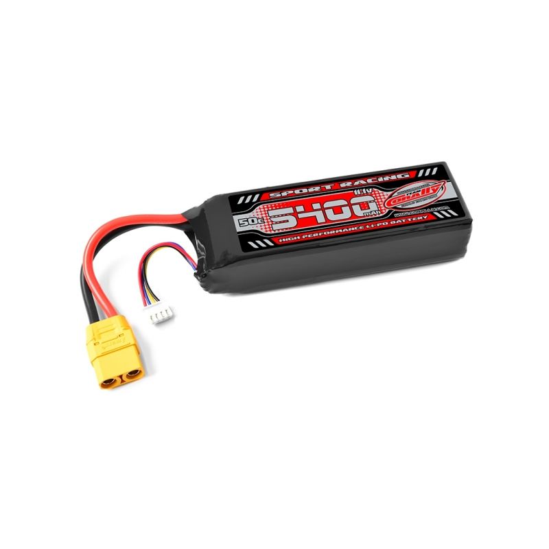 Sport Racing 50C - 5400mAh - 3S - 11,1V - XT-90 - Semi-Soft case (s TRAXXAS adaptérem) - 1 Sport Racing 50C - 5400mAh - 3S - 11,1V - XT-90 - Semi-Soft case (s TRAXXAS adaptérem) - 1
